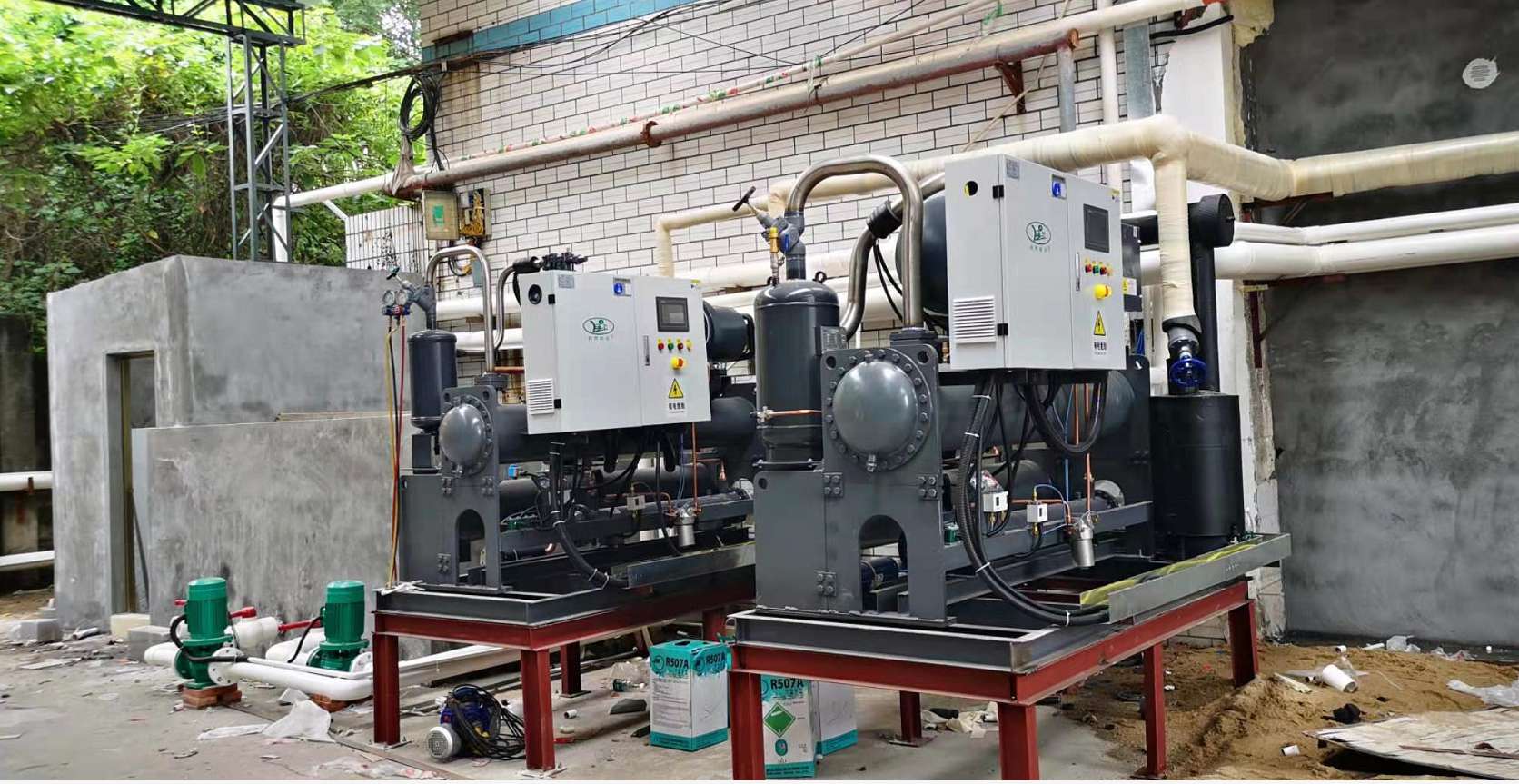 冷凍庫螺桿機水冷機組